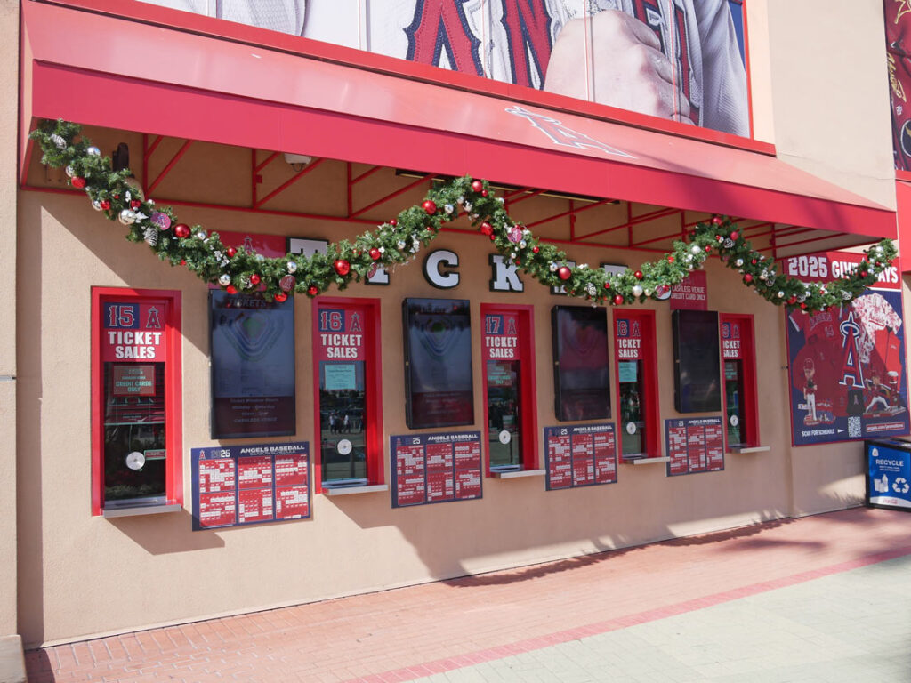 ticket counter at angel stadium