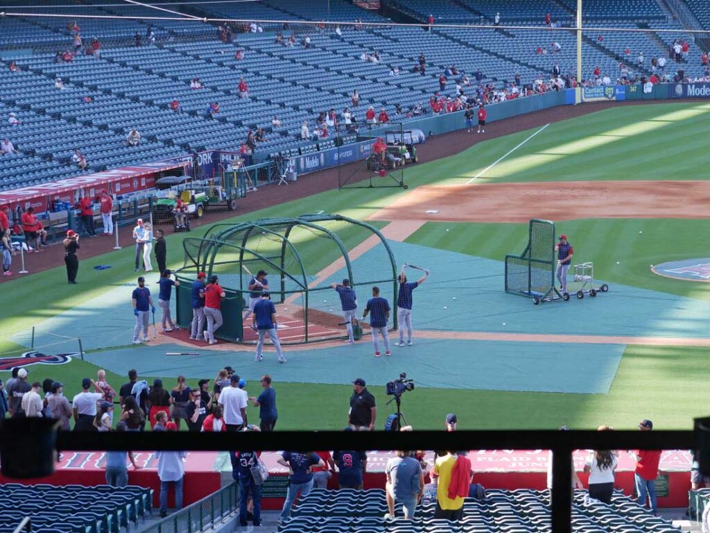 BP at angel Stadium