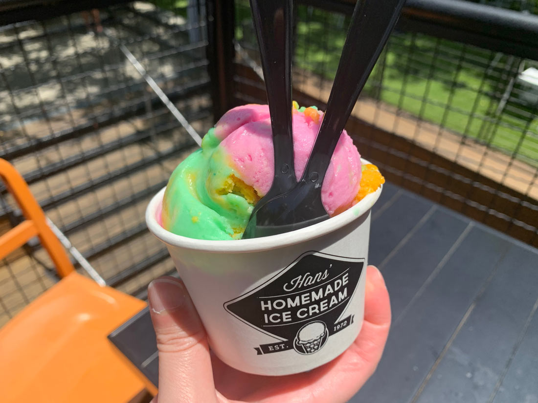 ice cream at packing house