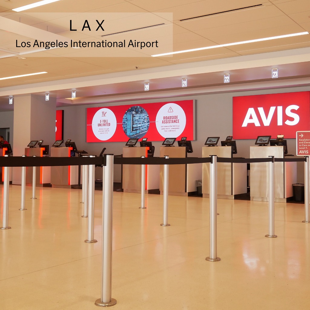エイビスレンタカー ロサンゼルス空港 受付