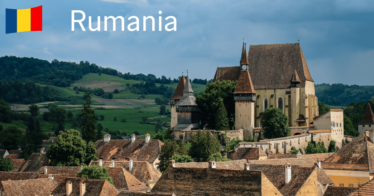 ルーマニアの歴史感じる建物