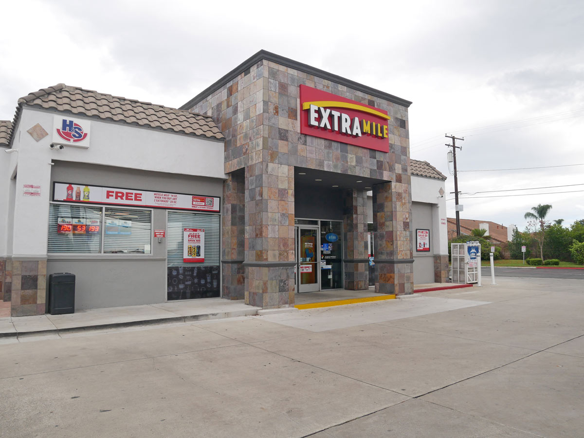 food mart at gas station