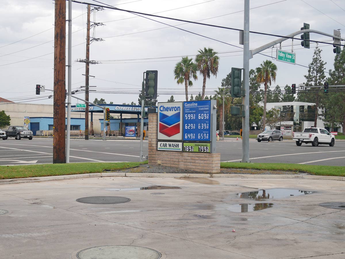 gas price sign