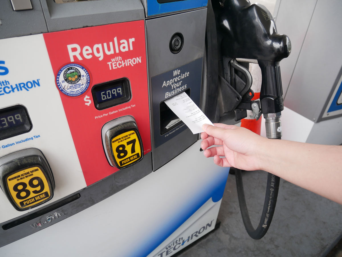 gas receipt