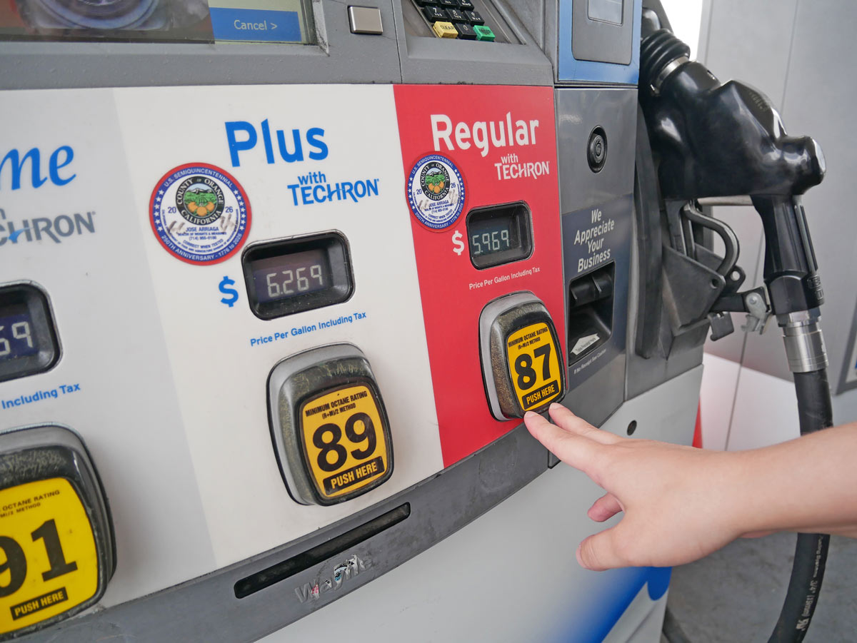 select gas type